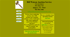 Desktop Screenshot of billwatsonauctionservice.com